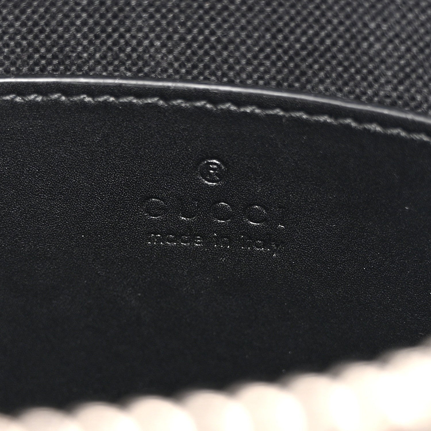 Gucci GG Supreme Monogram Web Small Flat Messenger Bag Black Grey