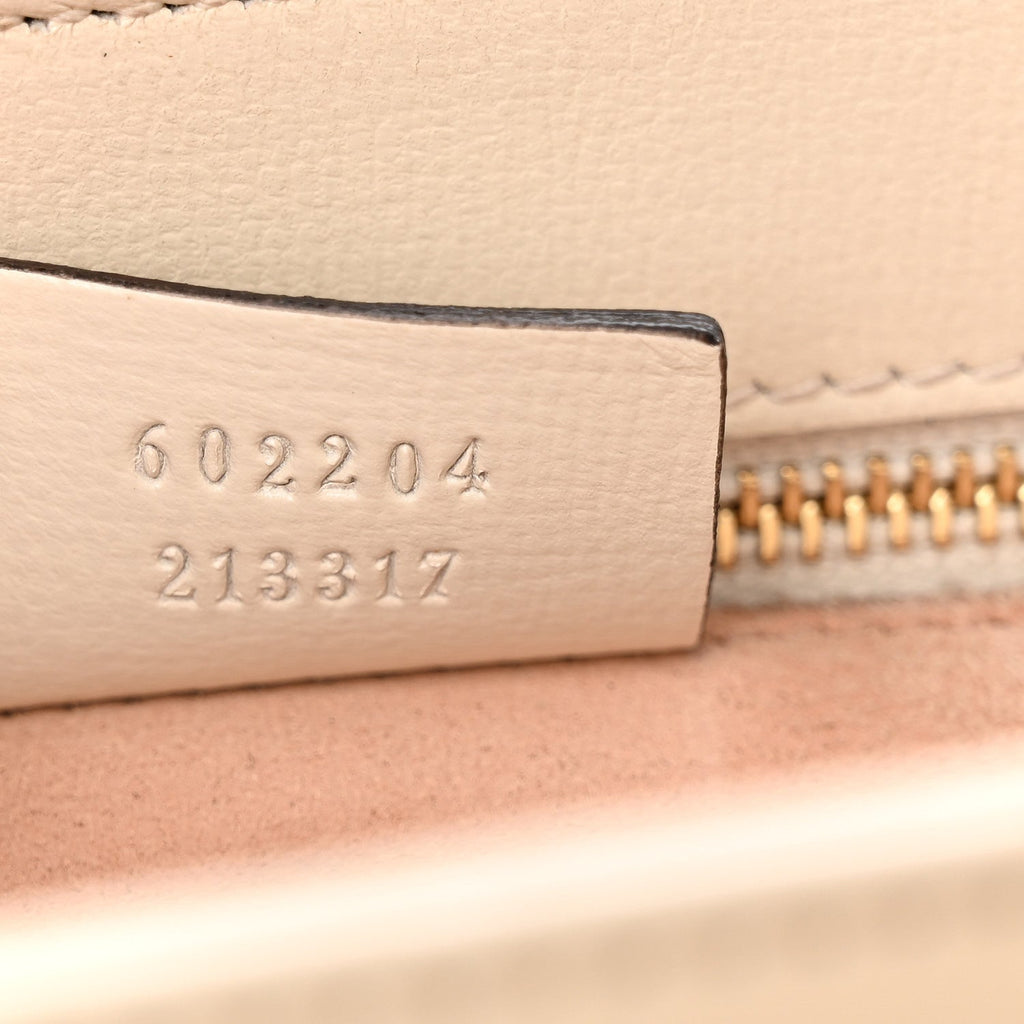 Gucci GG Supreme Monogram Horsebit 1955 Shoulder Bag Beige Mystic White