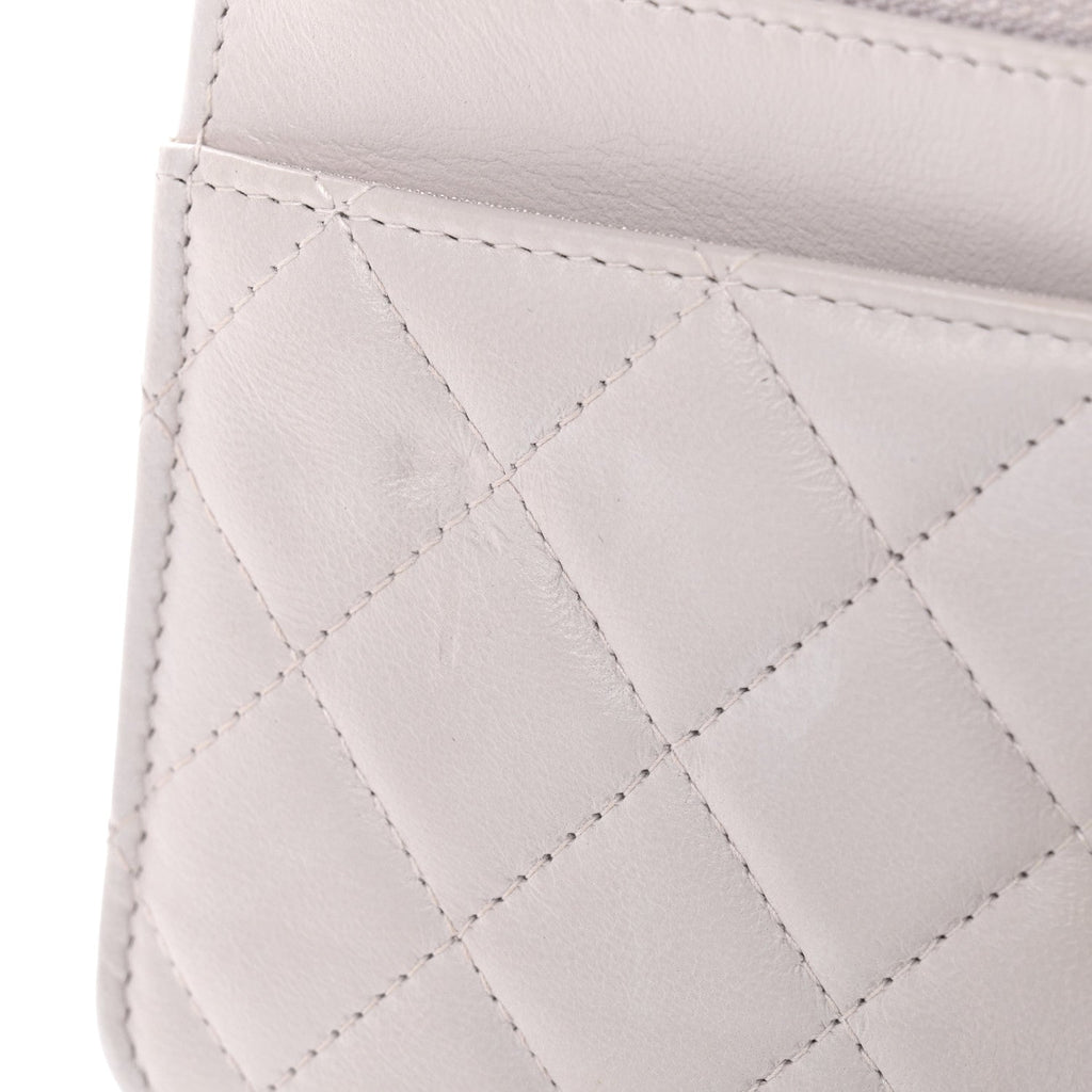Chanel Lambskin Quilted Trendy CC Wallet On Chain WOC Lilac