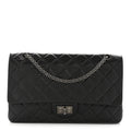 Chanel Aged Calfskin Quilted 2.55 Reissue 227 Flap Dark Grey