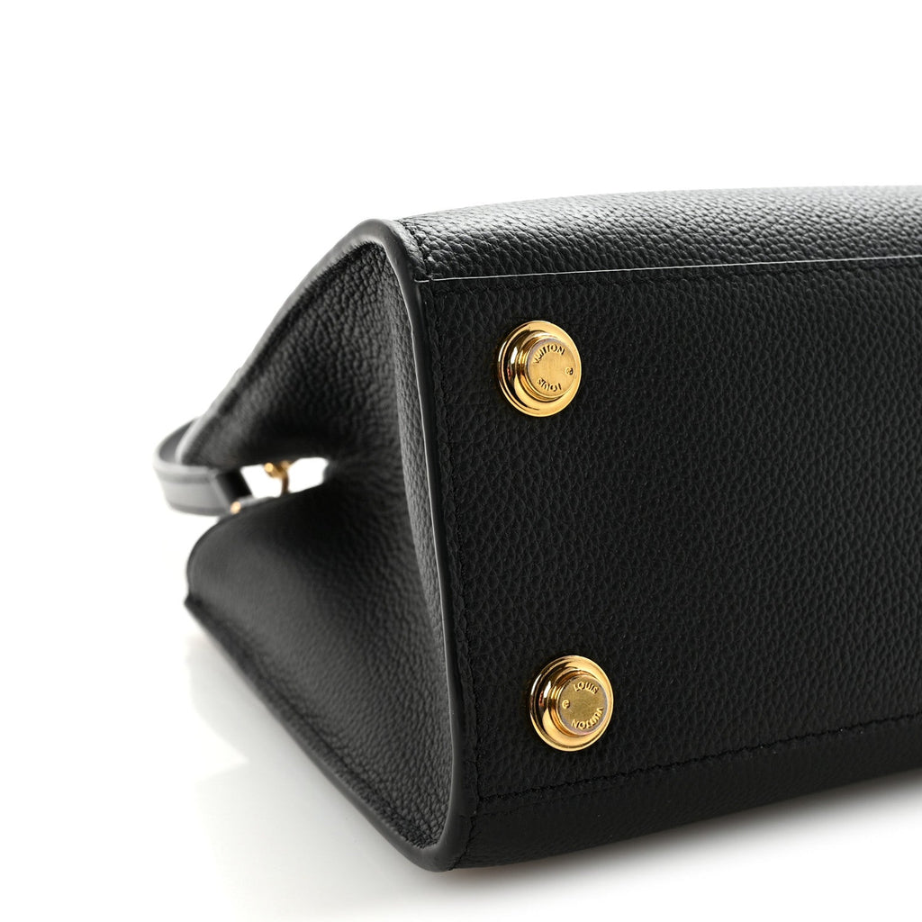 Louis Vuitton Calfskin City Steamer Mini Black