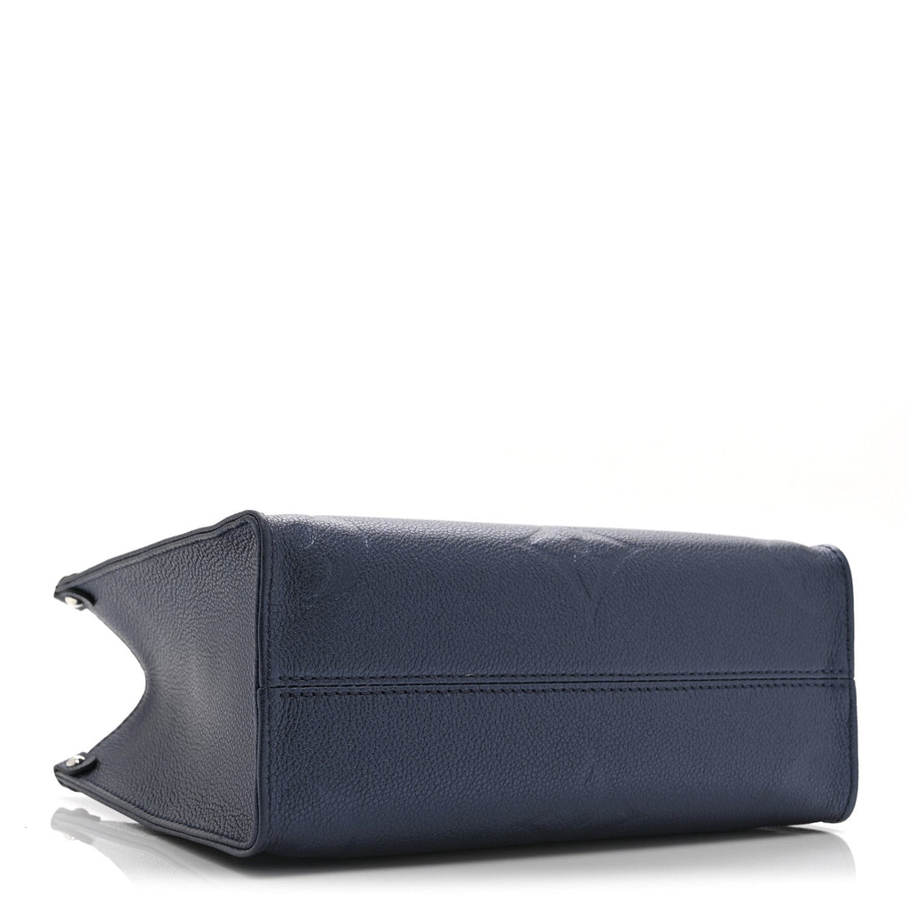 Louis Vuitton Metallic Empreinte Monogram Giant Onthego PM Navy Nacre