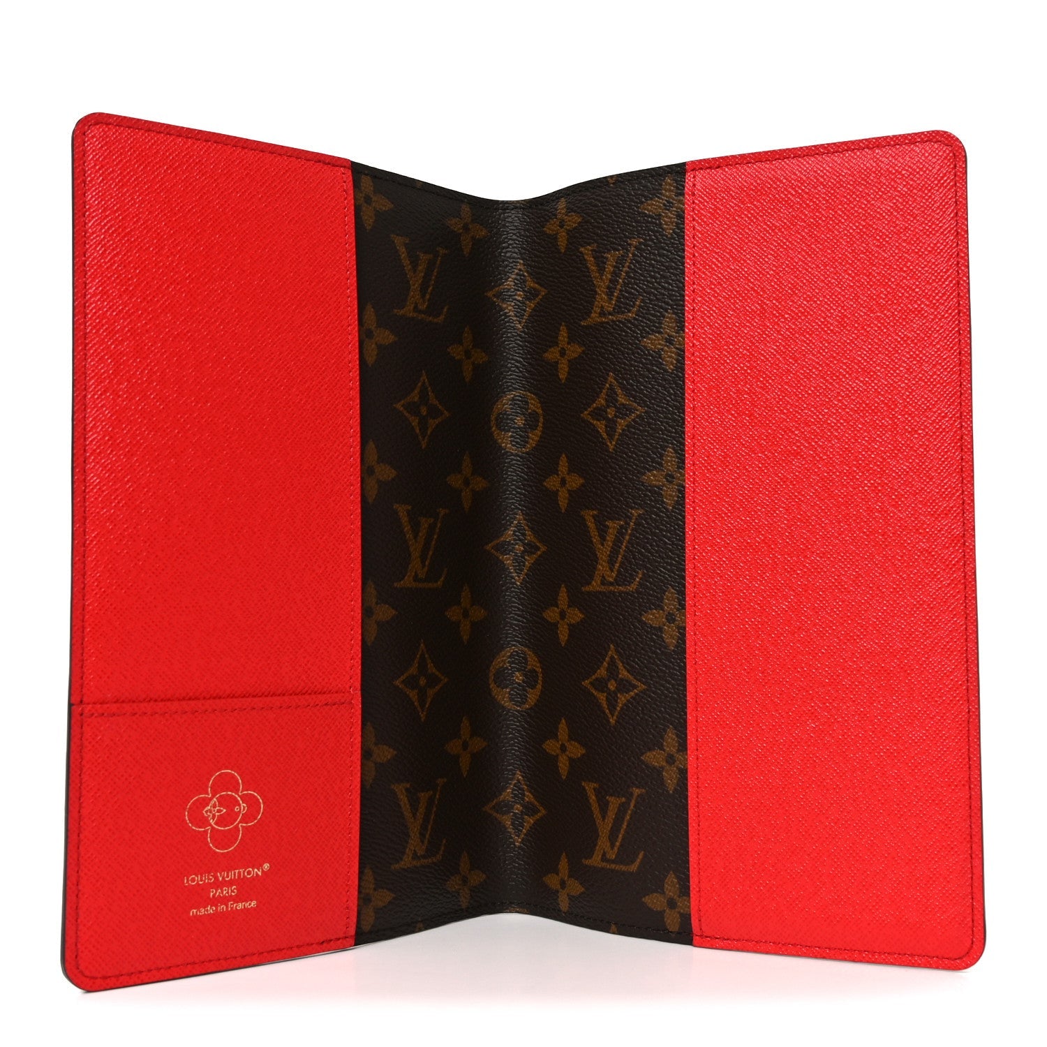 Louis Vuitton Monogram Emily Notebook Cover MM Coquelicot