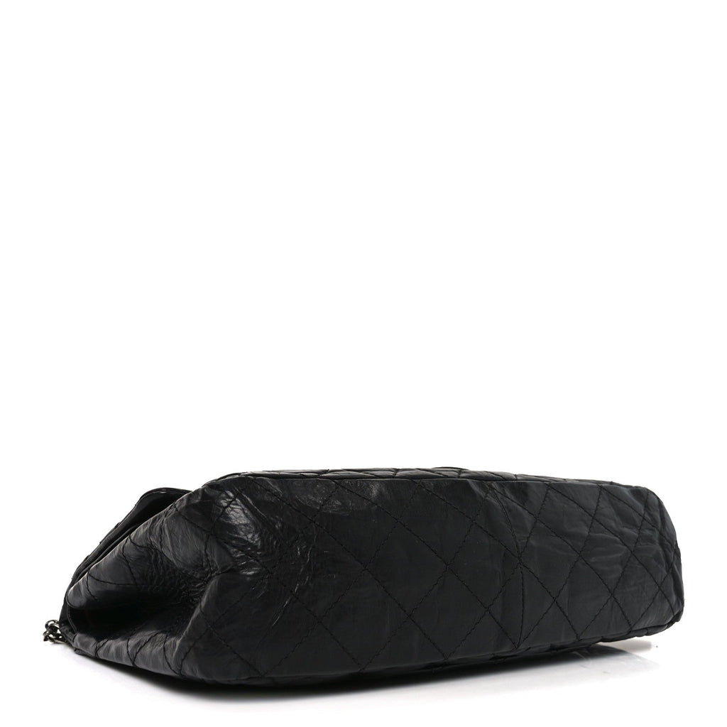 Chanel Aged Calfskin Quilted 2.55 Reissue 226 Flap Black