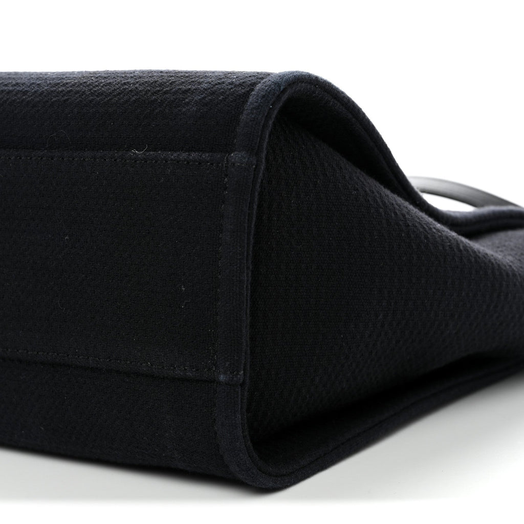 Chanel Mixed Fibers Small Deauville Tote Black
