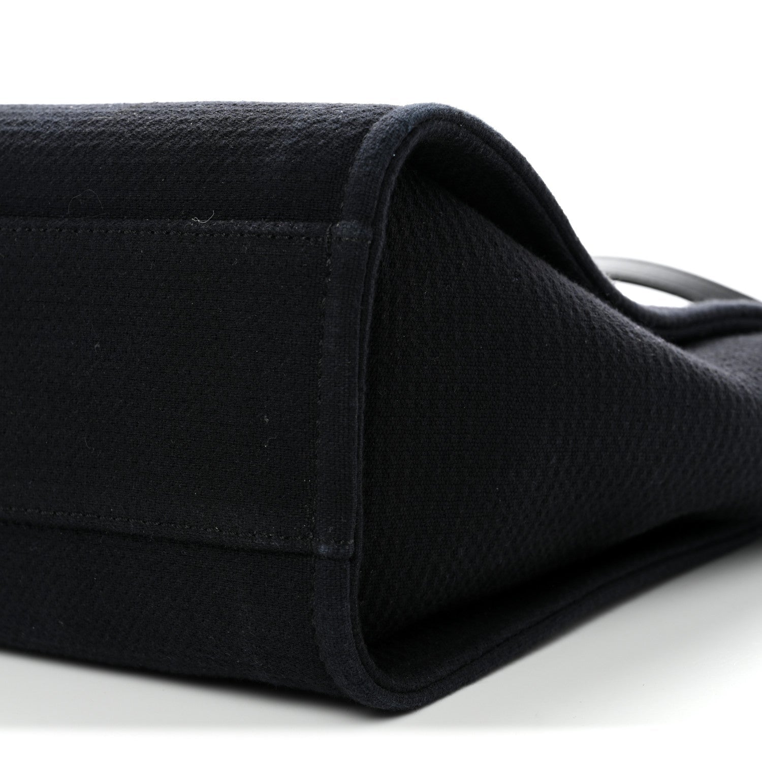 Chanel Mixed Fibers Small Deauville Tote Black