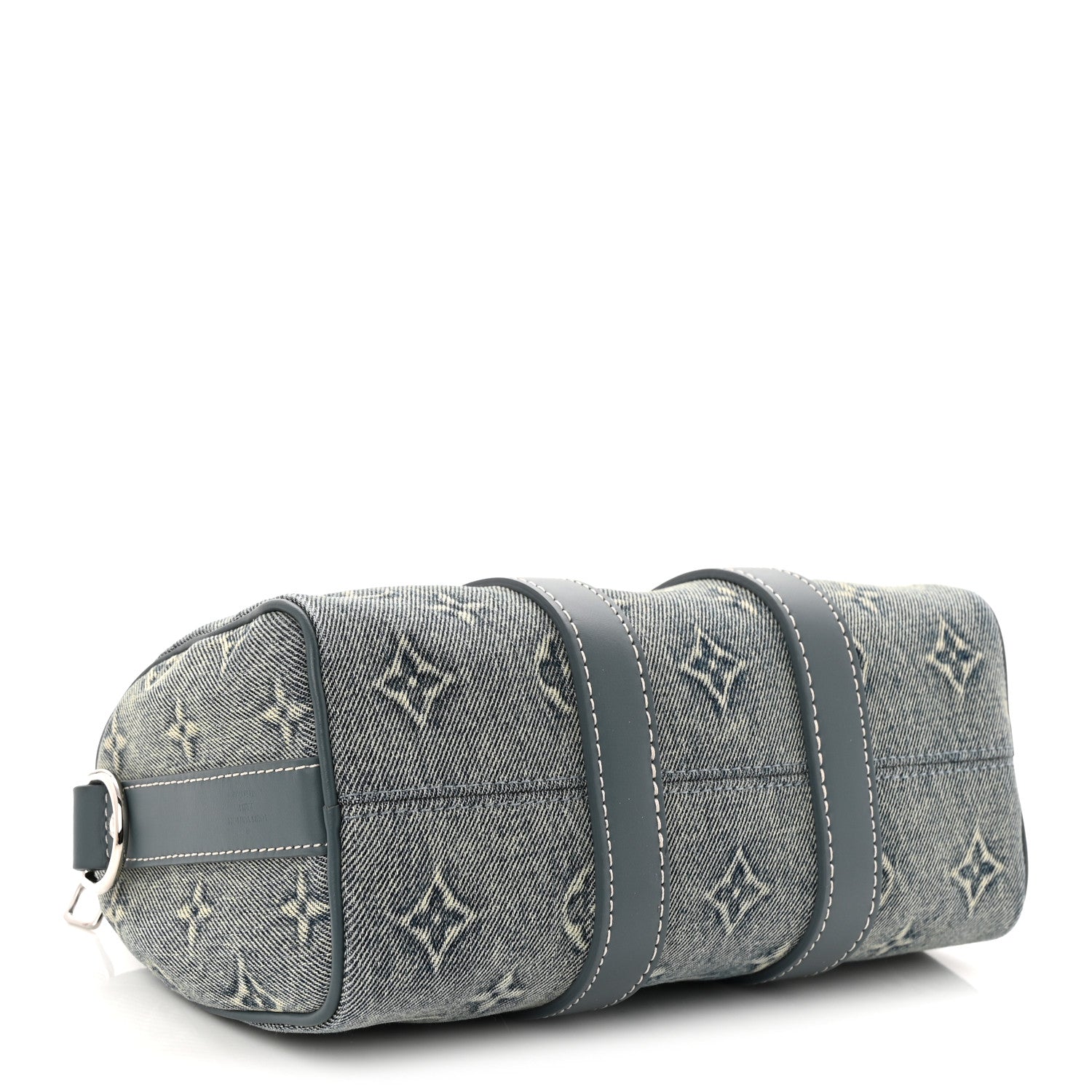 Louis Vuitton Monogram Washed Denim Keepall Bandouliere 25