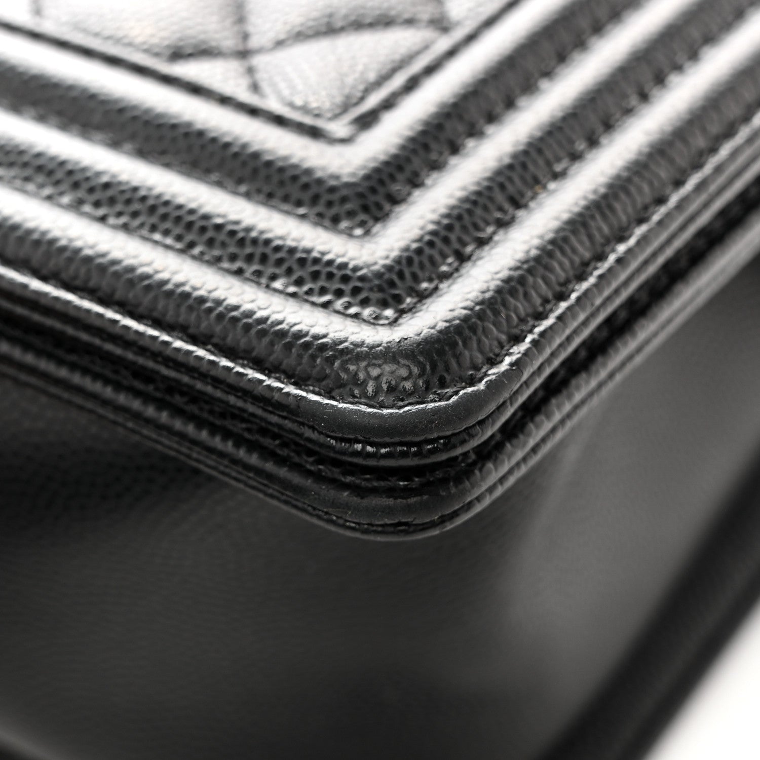 Chanel Caviar Quilted Medium Boy Flap Black