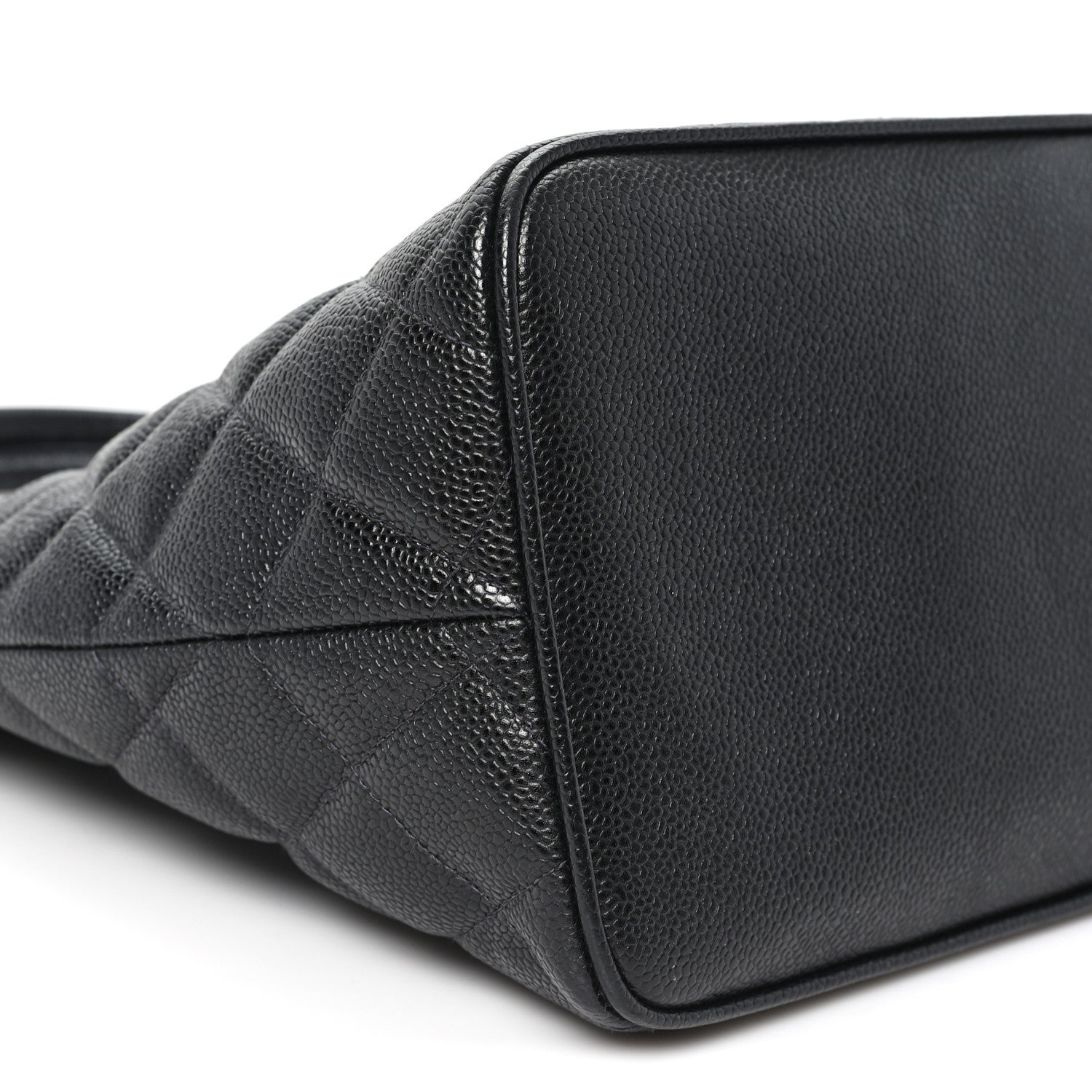 Chanel Caviar Quilted Medallion Tote Black