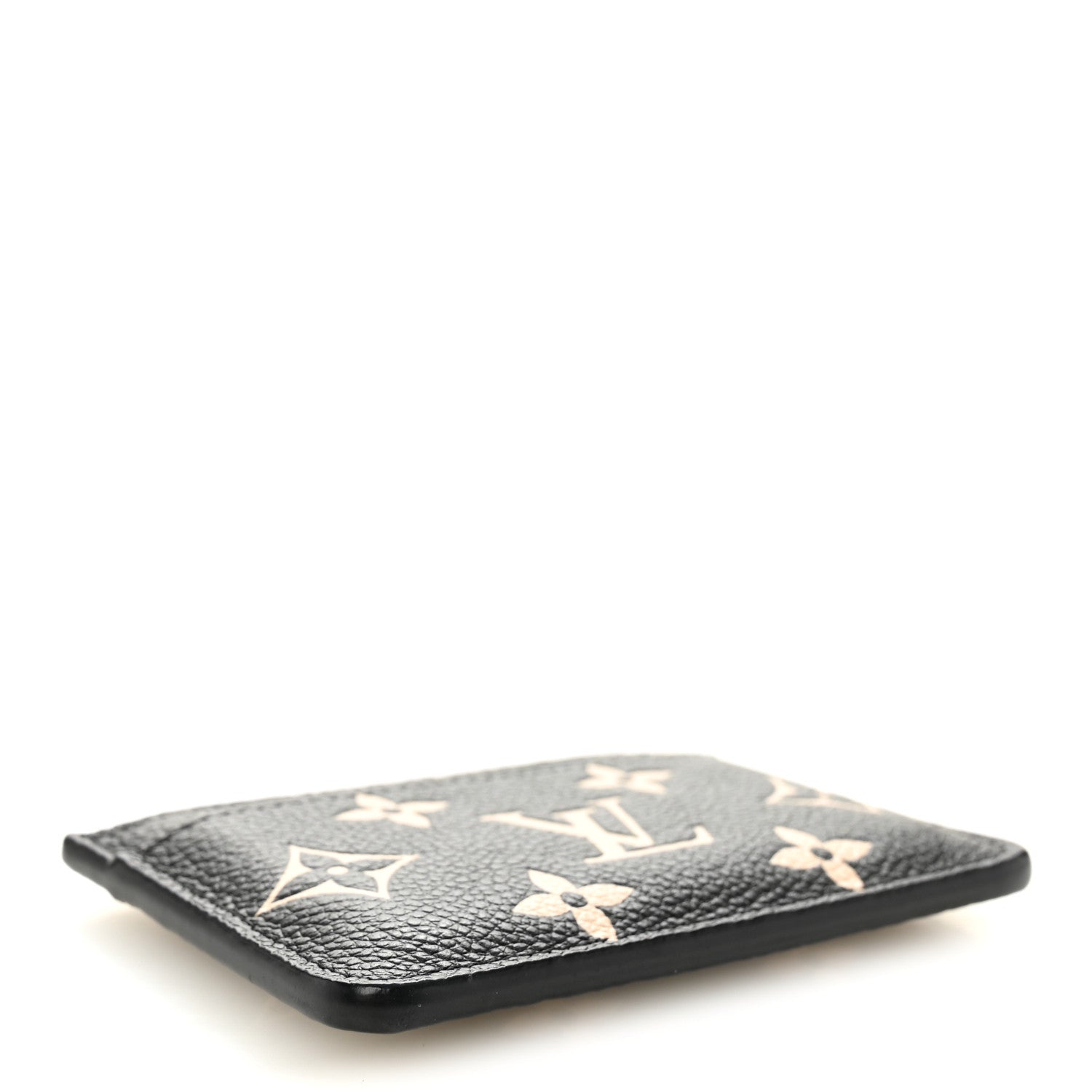 Louis Vuitton Empreinte Card Holder Black Beige