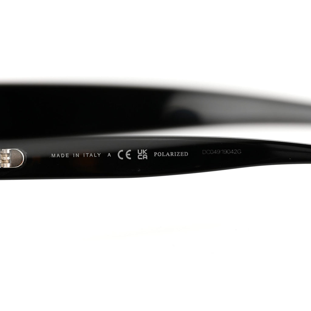 Acetate Polarized Square Sunglasses 5417-A Black