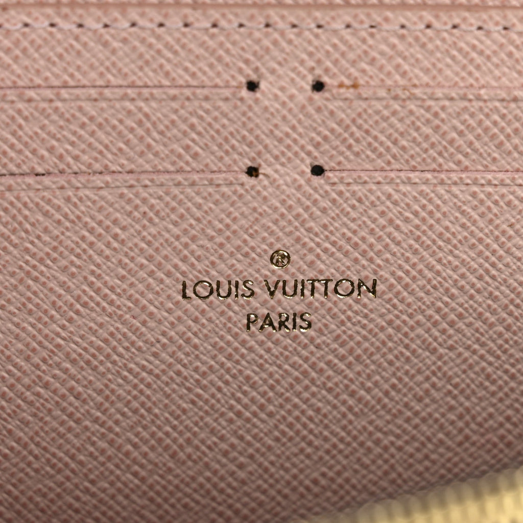 Louis Vuitton Monogram Clemence Wallet Rose Ballerine