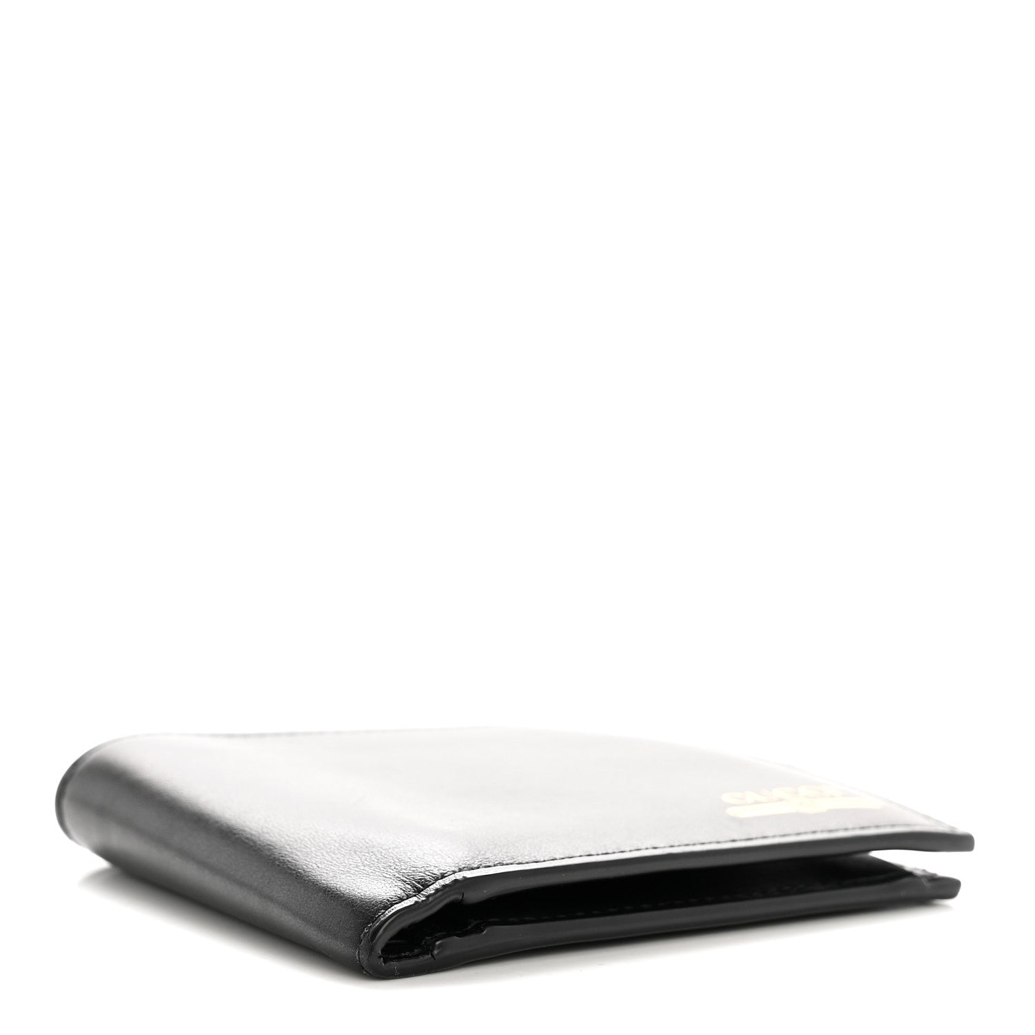 Gucci Plutone Calfskin Logo Bi-Fold Wallet Black