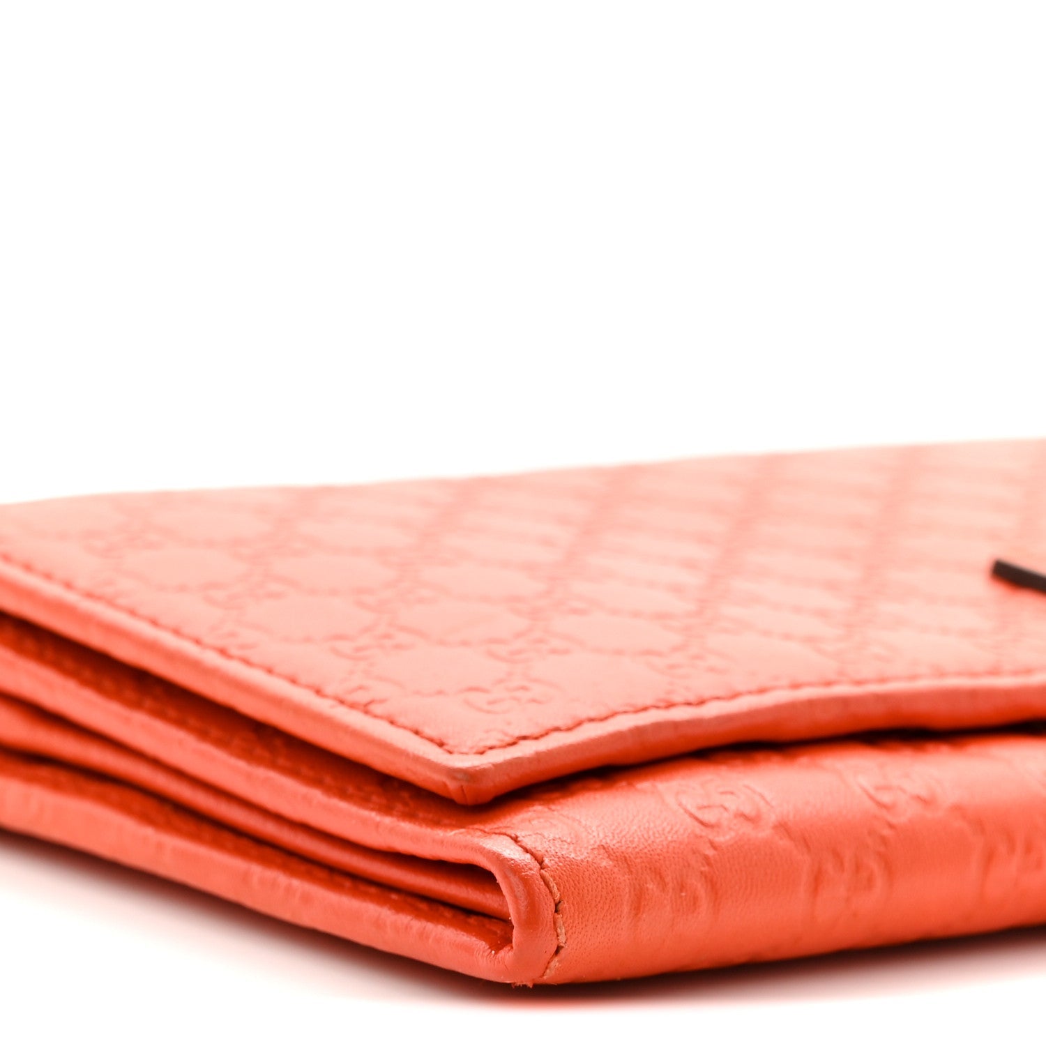 Gucci Soft Microguccissima Continental Wallet Sun Orange