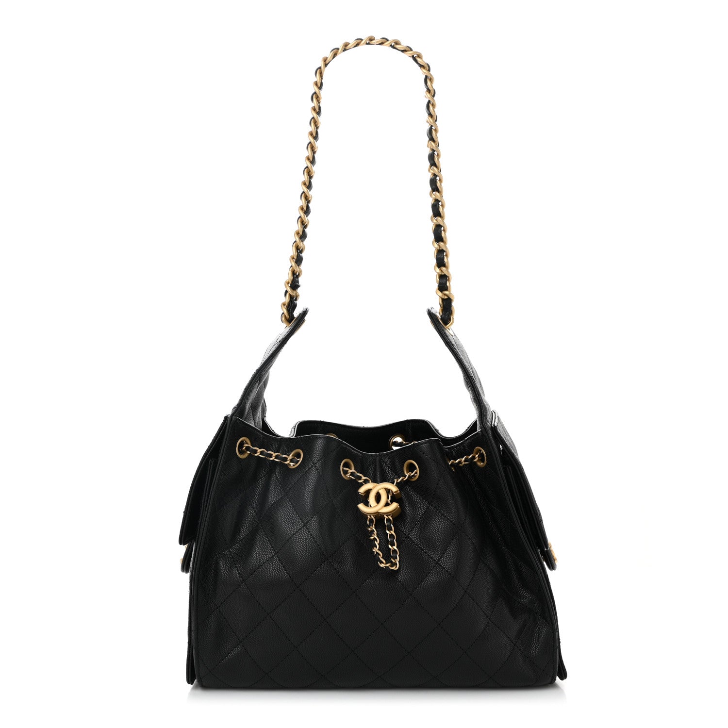 Chanel Caviar Quilted Small Chanel 25 Handbag Black