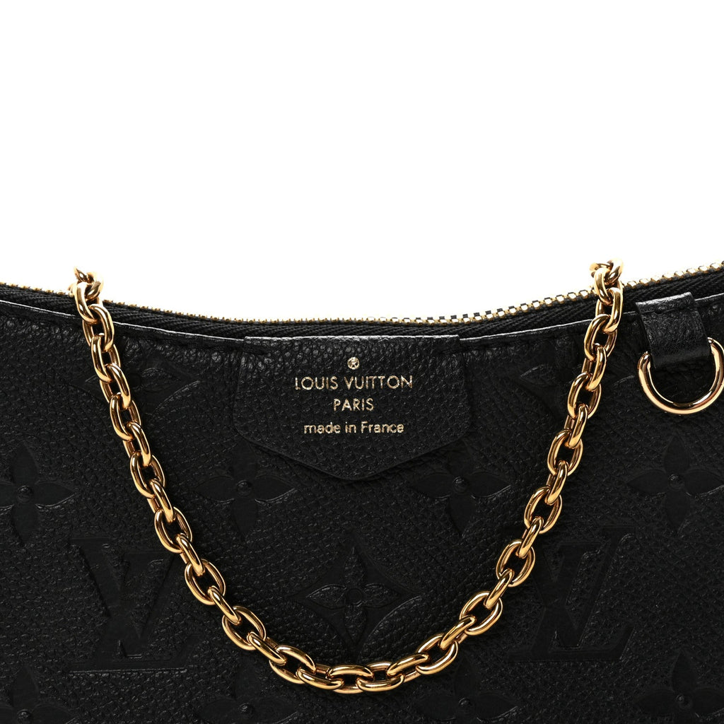Louis Vuitton Empreinte Easy Pouch On Strap Black