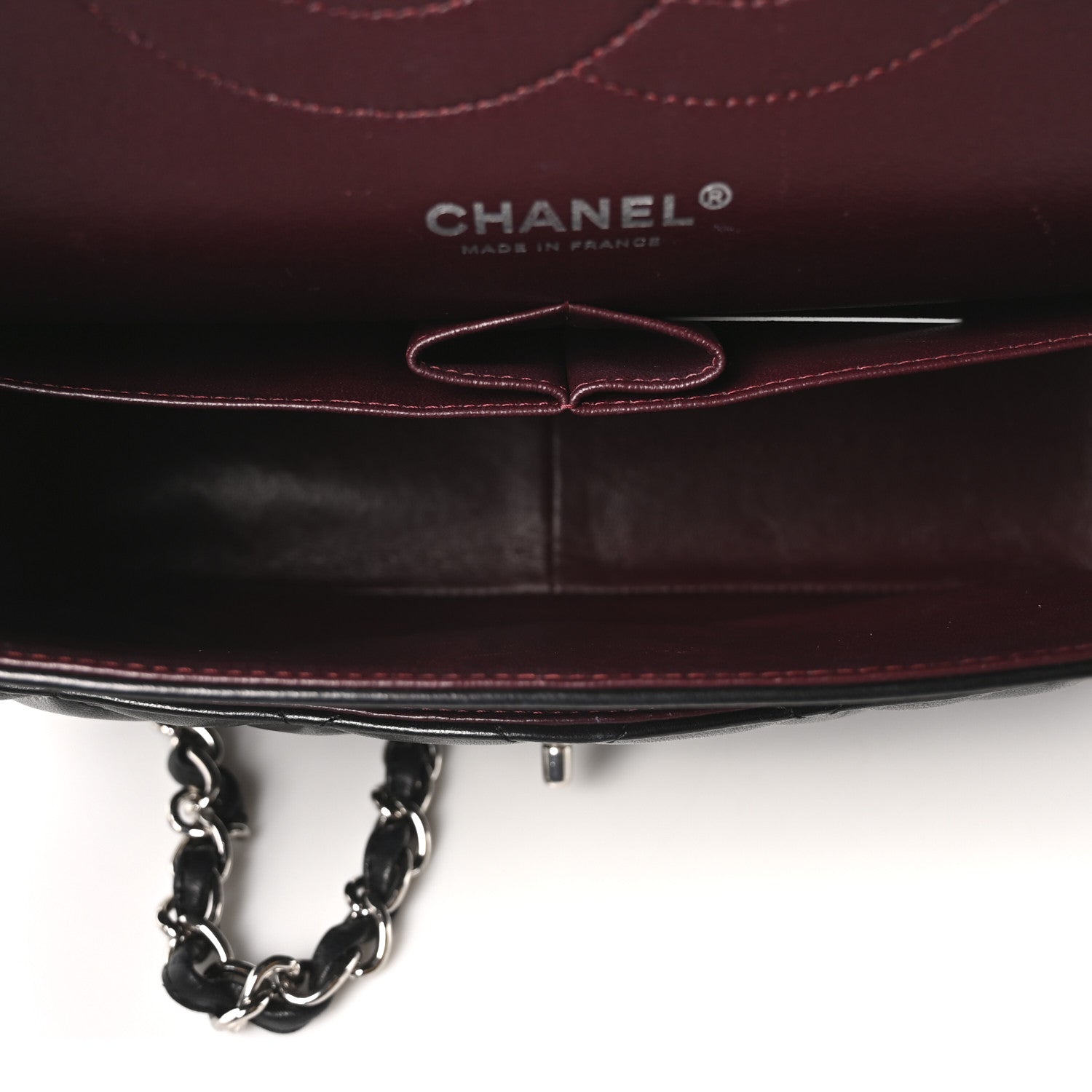 Chanel Lambskin Quilted Jumbo Double Flap Black