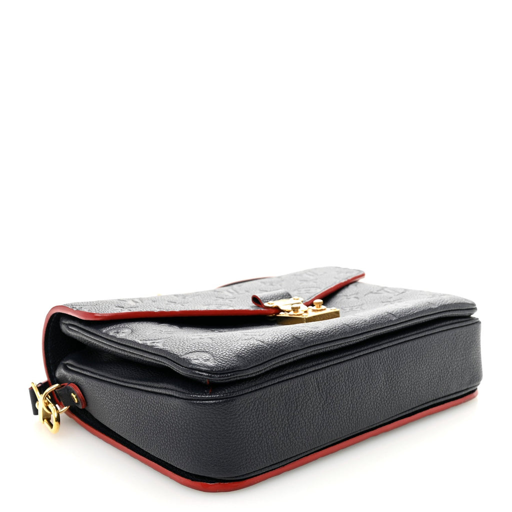 Louis Vuitton Empreinte Pochette Metis Marine Rouge