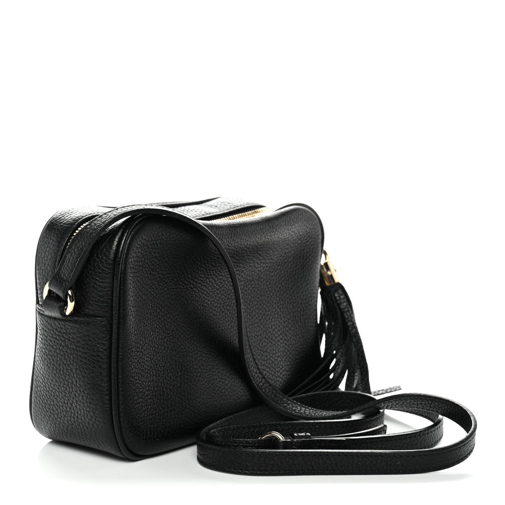 Gucci Pebbled Calfskin Small Soho Disco Bag Black