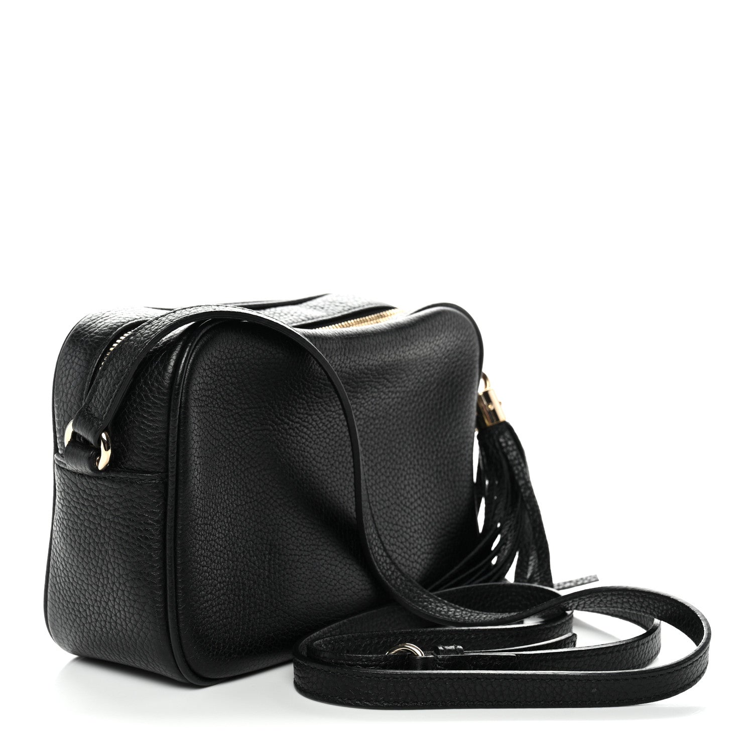 Gucci Pebbled Calfskin Small Soho Disco Bag Black