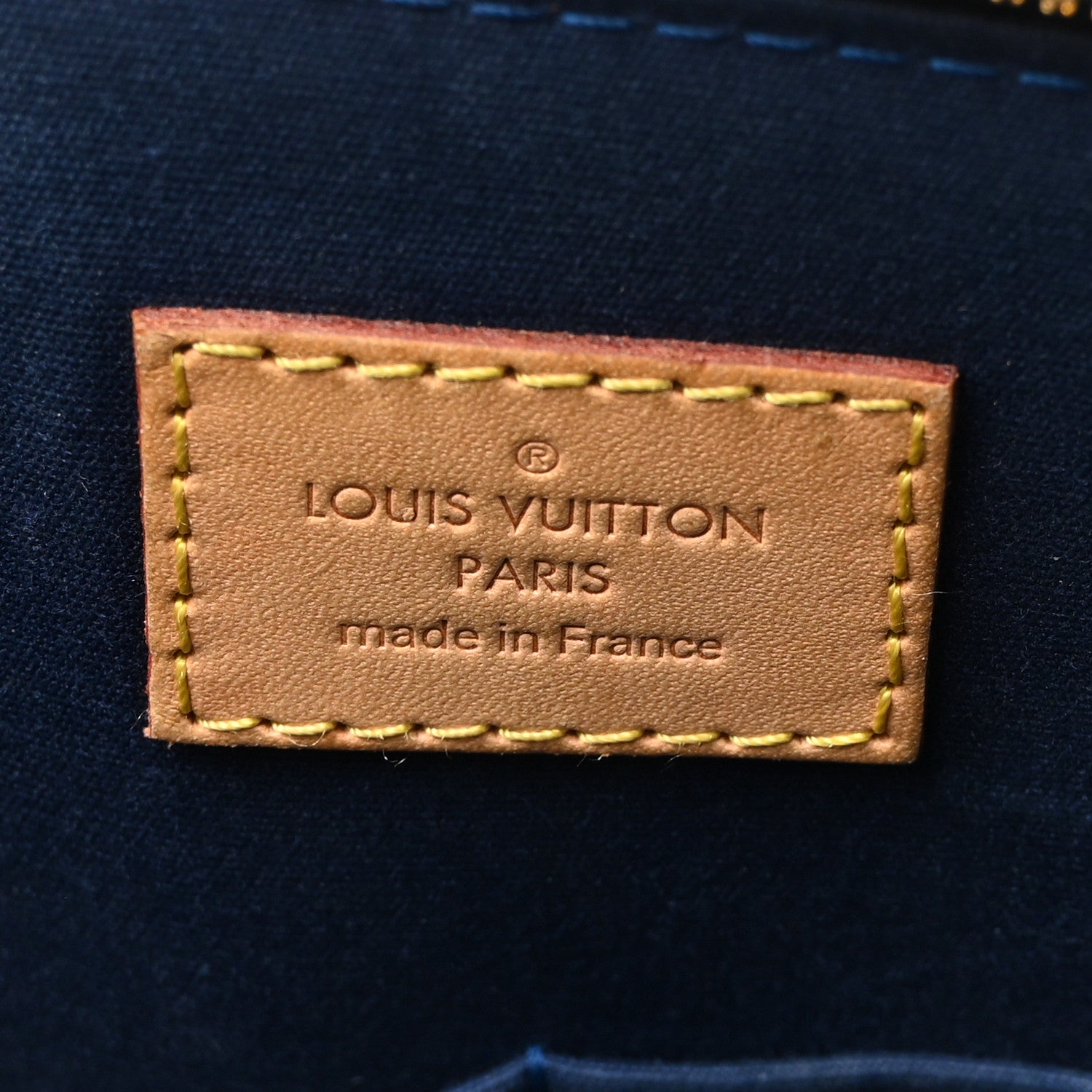 Louis Vuitton Vernis Alma PM Blue Nuit
