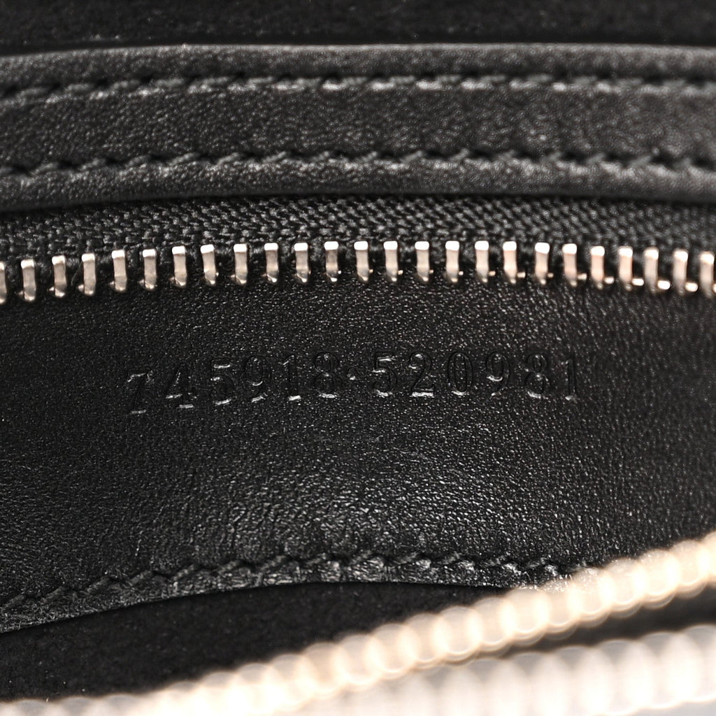 Gucci Calfskin Petite GG Small Tote Bag Black