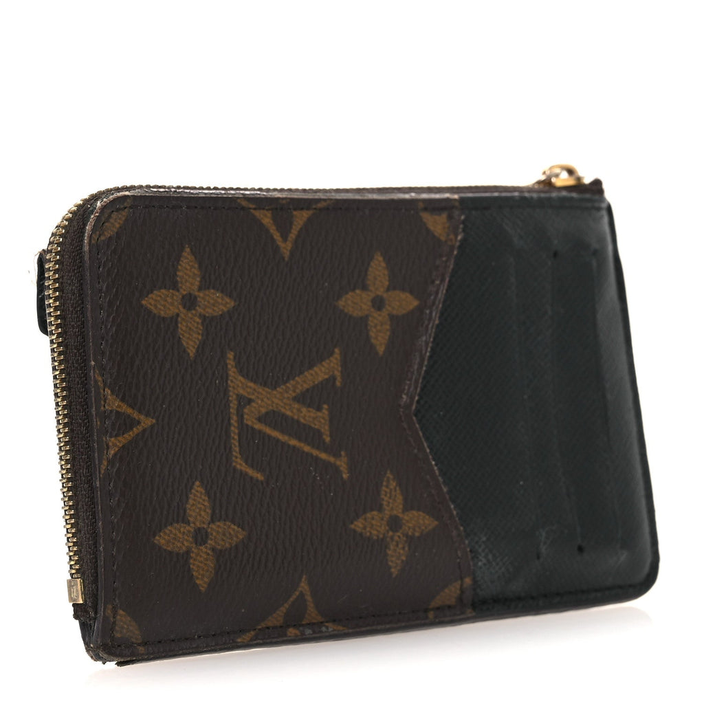Louis Vuitton Monogram Recto Verso Card Holder Black