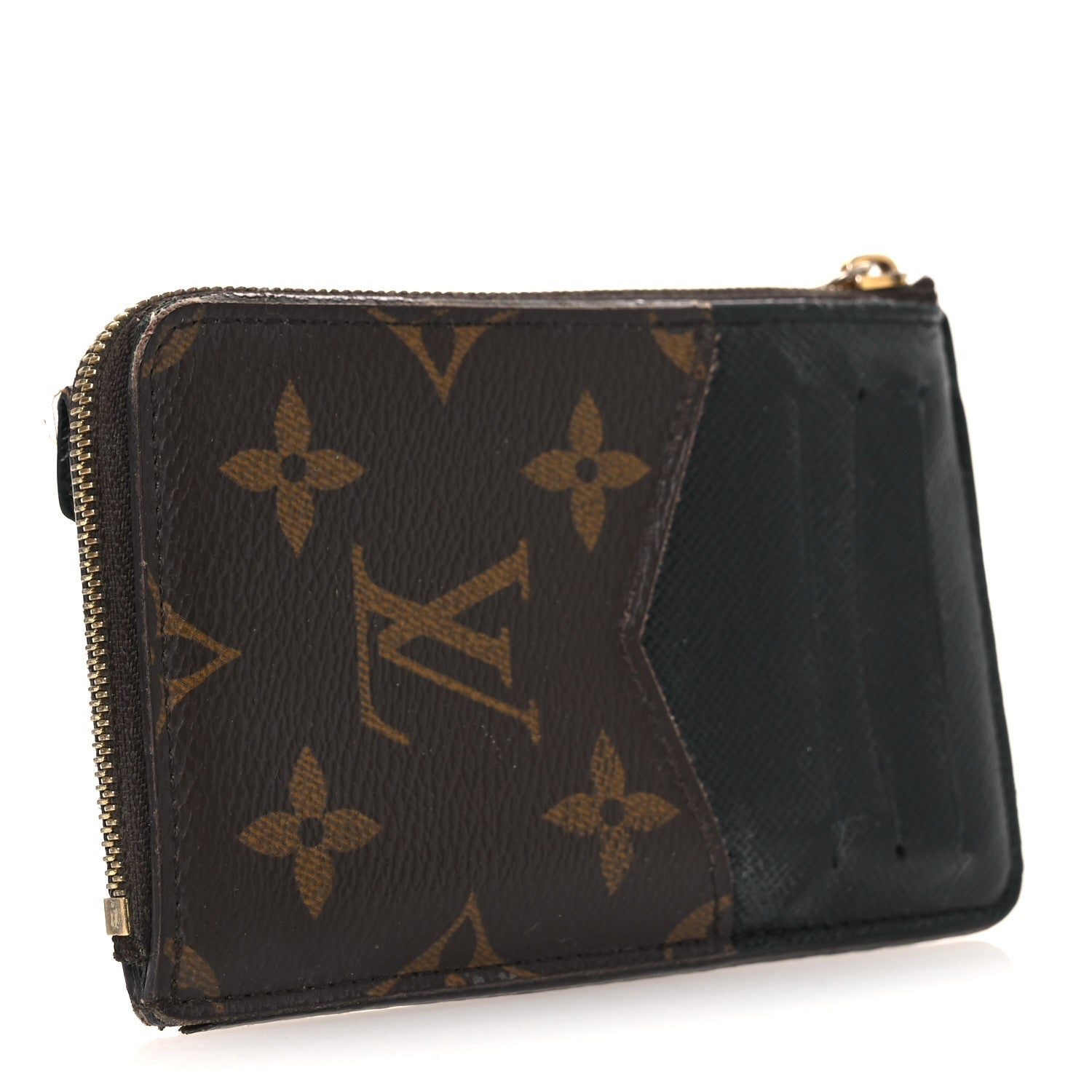 Louis Vuitton Monogram Recto Verso Card Holder Black