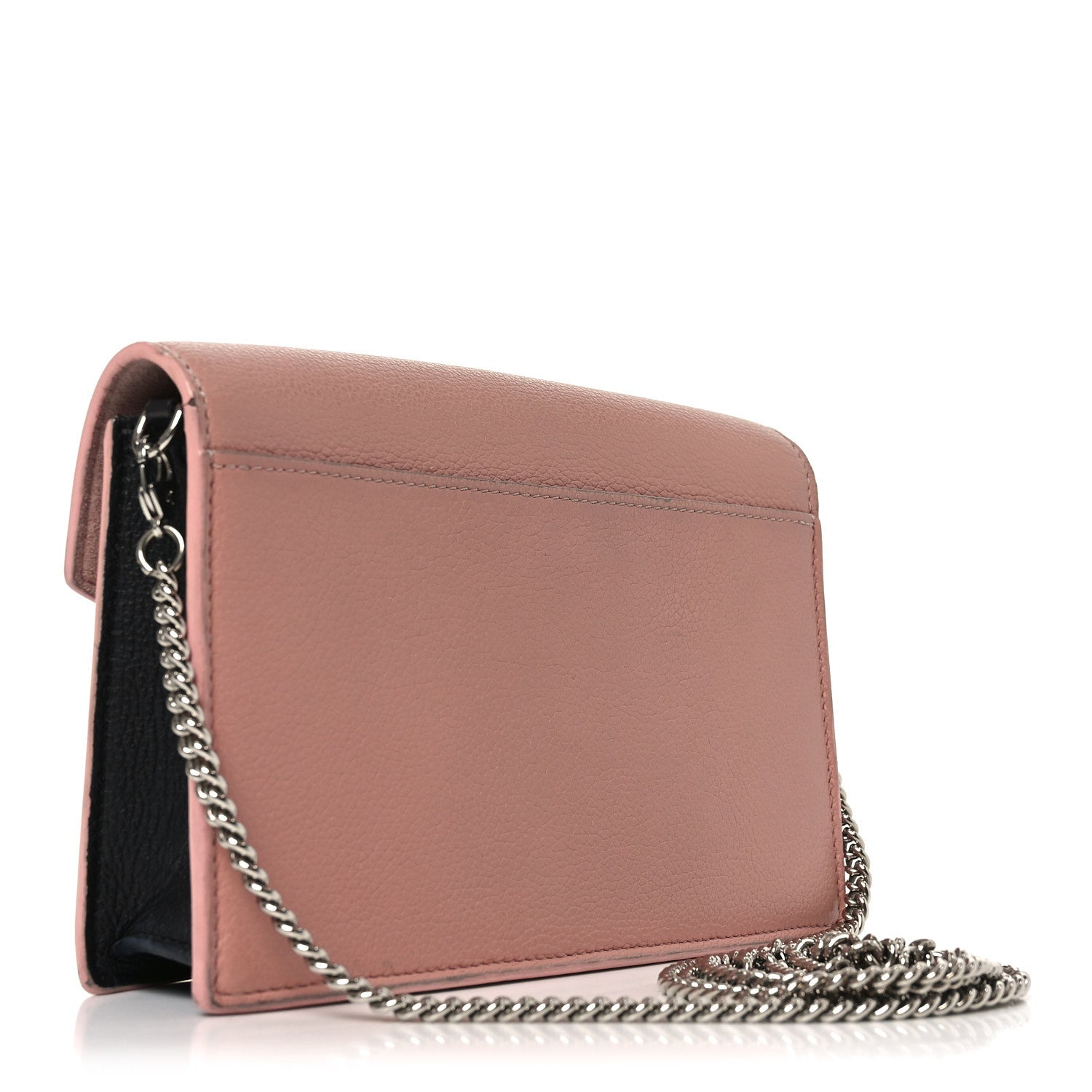 Louis Vuitton Calfskin My Lockme Chain Pochette Rose Ballet White