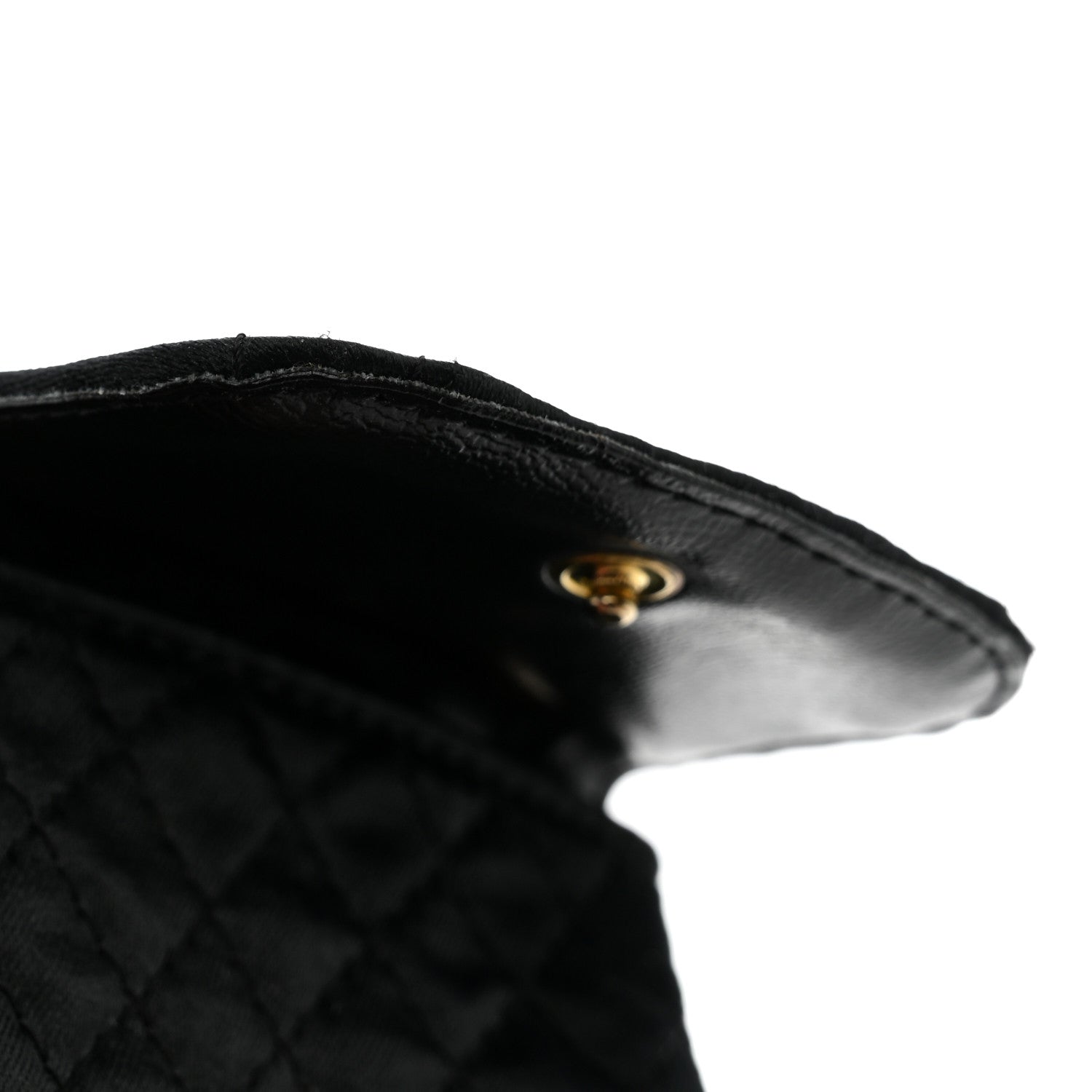 Chanel Jersey Quilted Micro Flap Bag Black