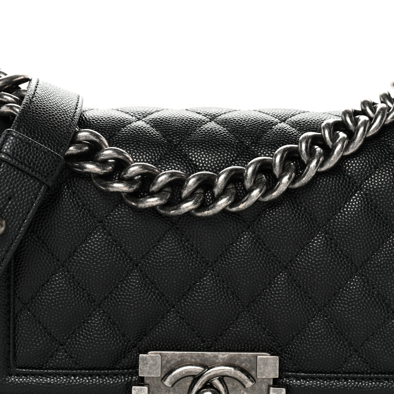 Chanel Caviar Quilted Small Boy Flap Black