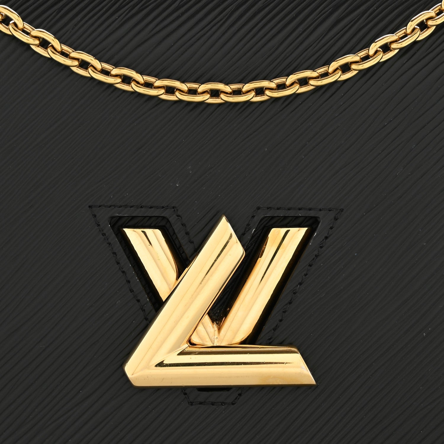 Louis Vuitton Epi Twist Belt Chain Wallet Black