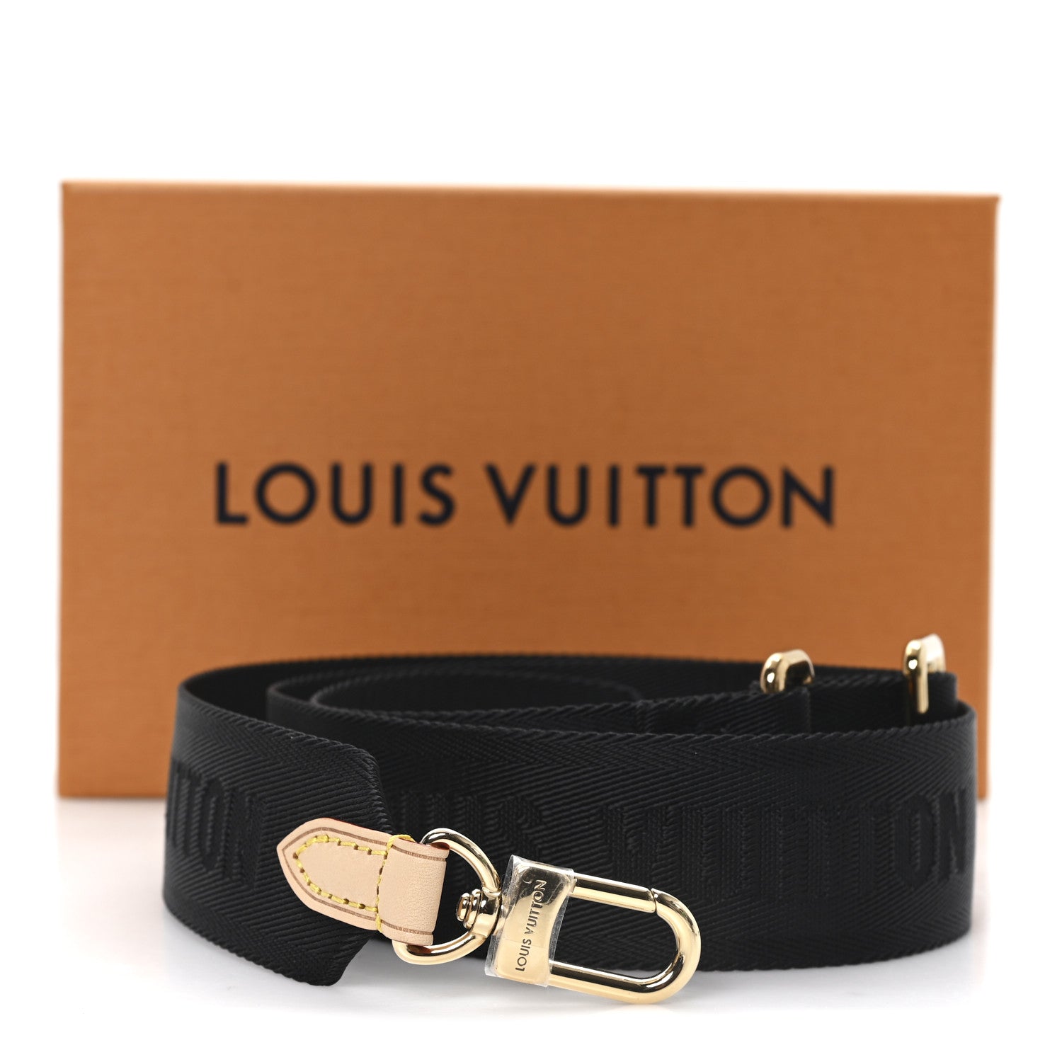 Louis Vuitton Nylon Multi Pochette Accessories Bandouliere Shoulder Strap Black