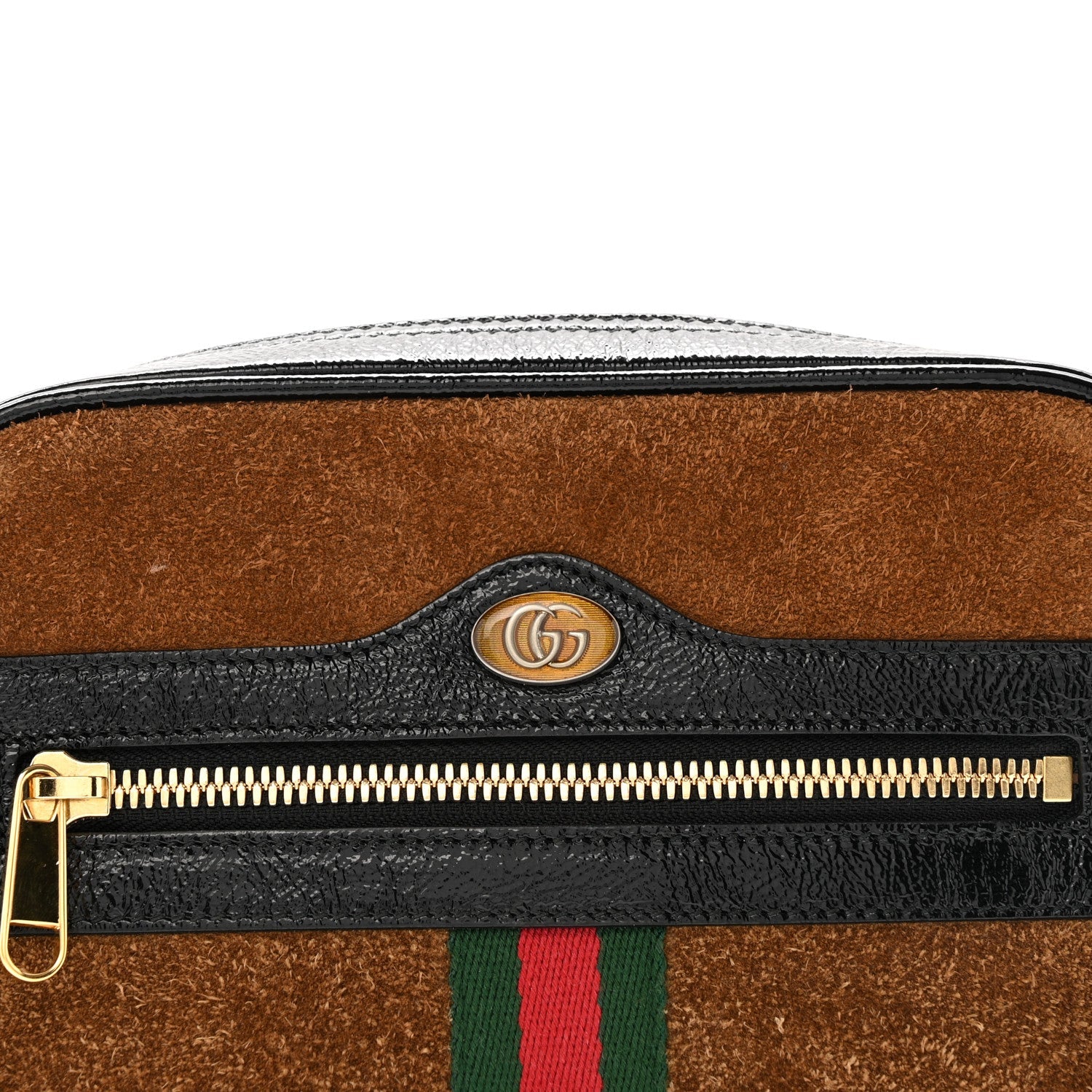 Gucci Suede Small Ophidia Belt Bag 85 34 Brown