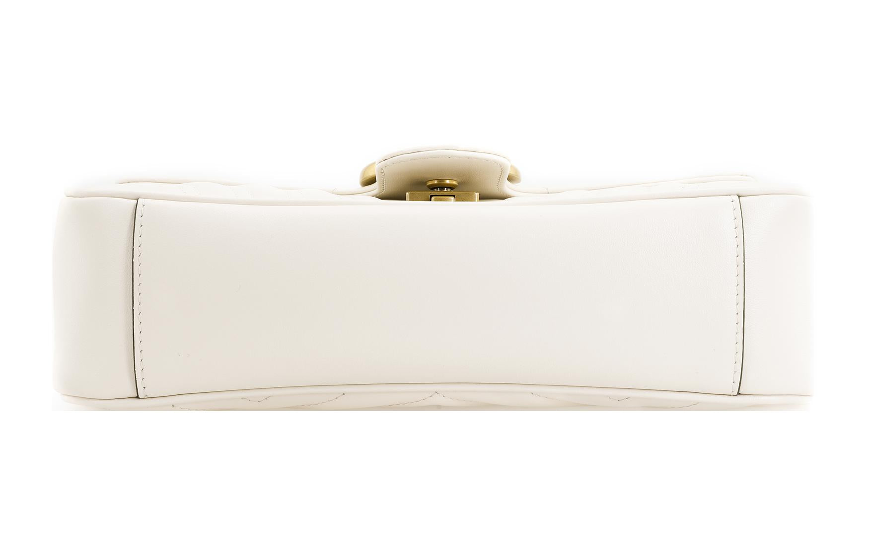 (WMNS) GUCCI GG Marmont Small-Sized Single-Shoulder Bag White 443497-DTDIT-9022