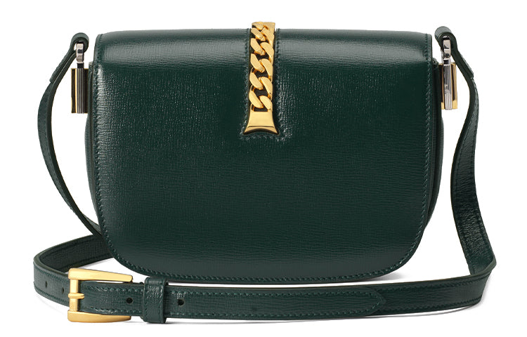 (WMNS) GUCCI Sylvie 1969Series Shoulder Bag Mini Green 615965-1DB0X-3020