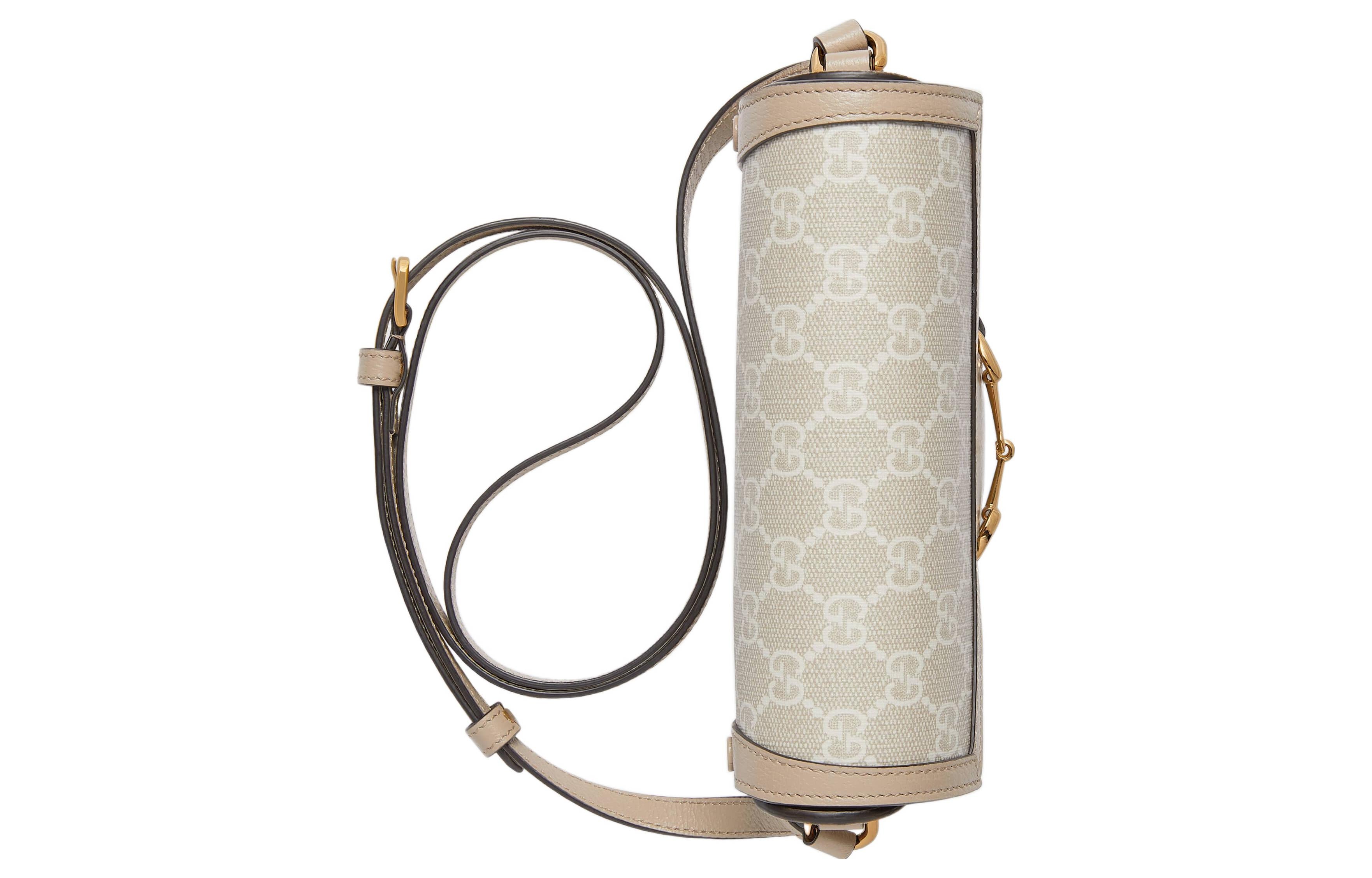 GUCCI Horsebit 1955 mini 'Khaki' 699296-UULBG-9683
