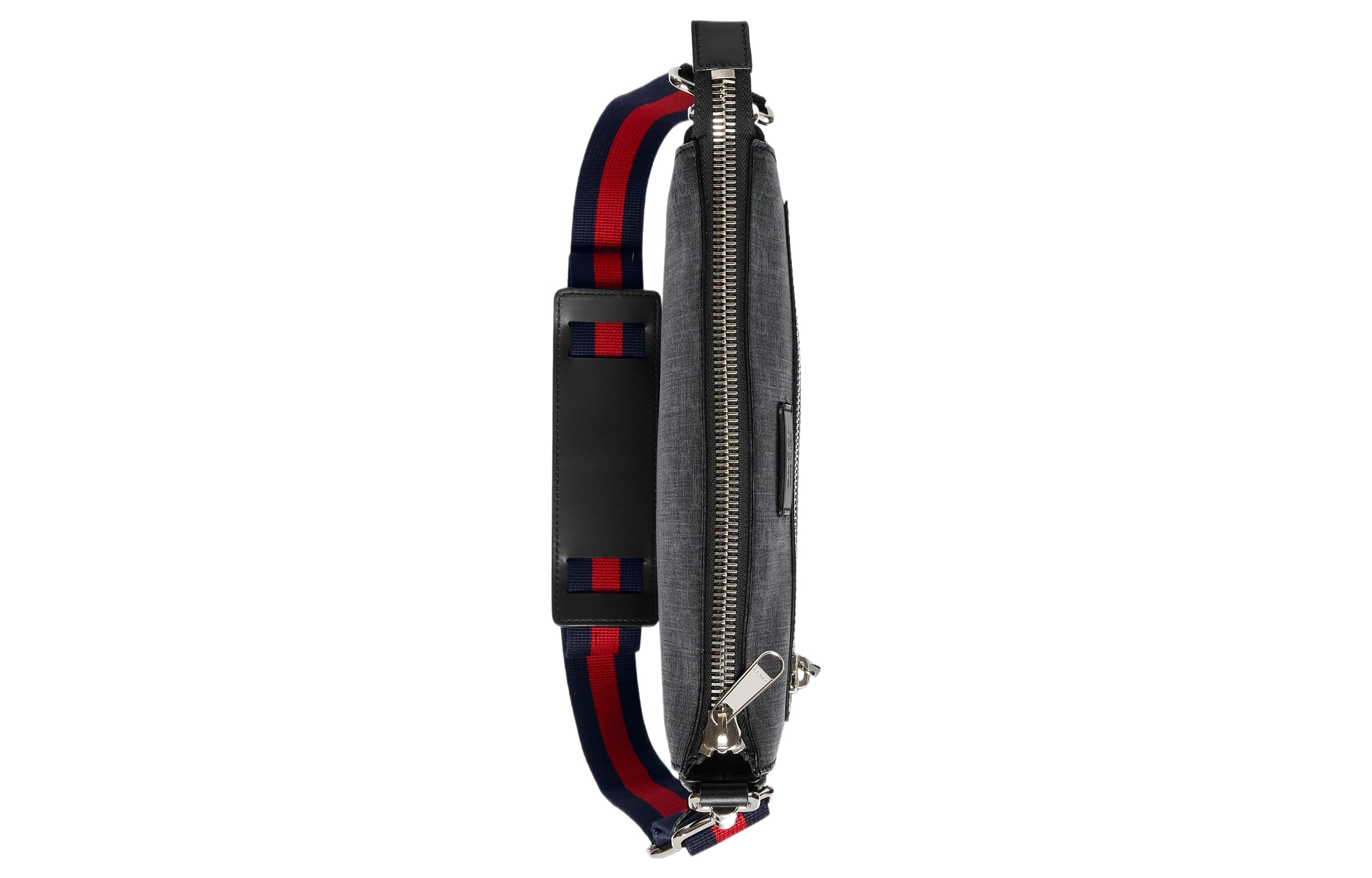 GUCCI Men's Single-Shoulder Bag Black/Grey 474137-K5RLN-1095