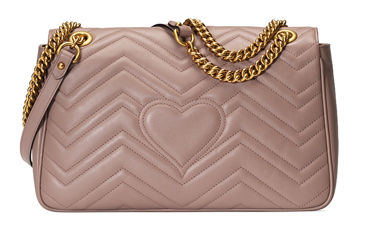 (WMNS) GUCCI GG Marmont Series Bag Middle-Size Pink 443496-DTDIT-5729