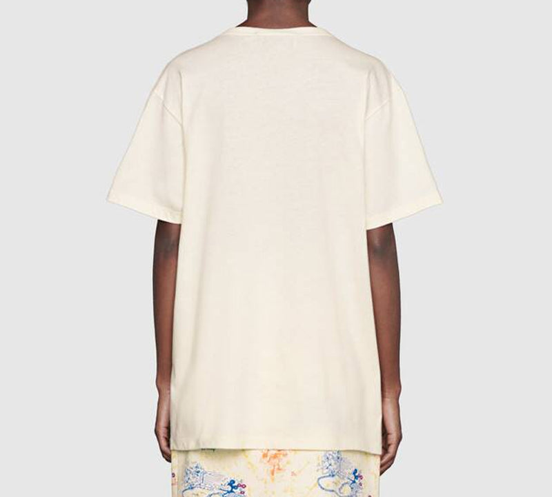 (WMNS) GUCCI x Disney Mickey Mouse Logo Short Sleeve 492347-XJB7W-9756