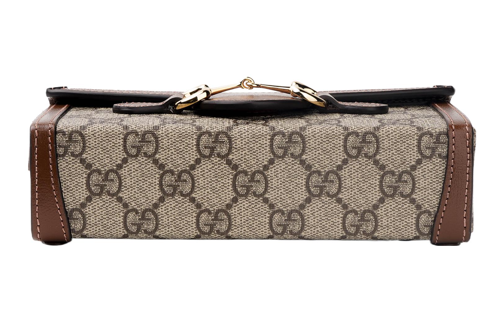 GUCCI Horsebit 1955 mini 'Caramel' 699296-92TCG-8563