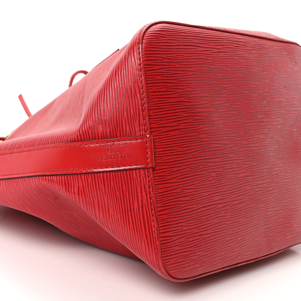 Louis Vuitton Epi Petit Noe Castillan Red