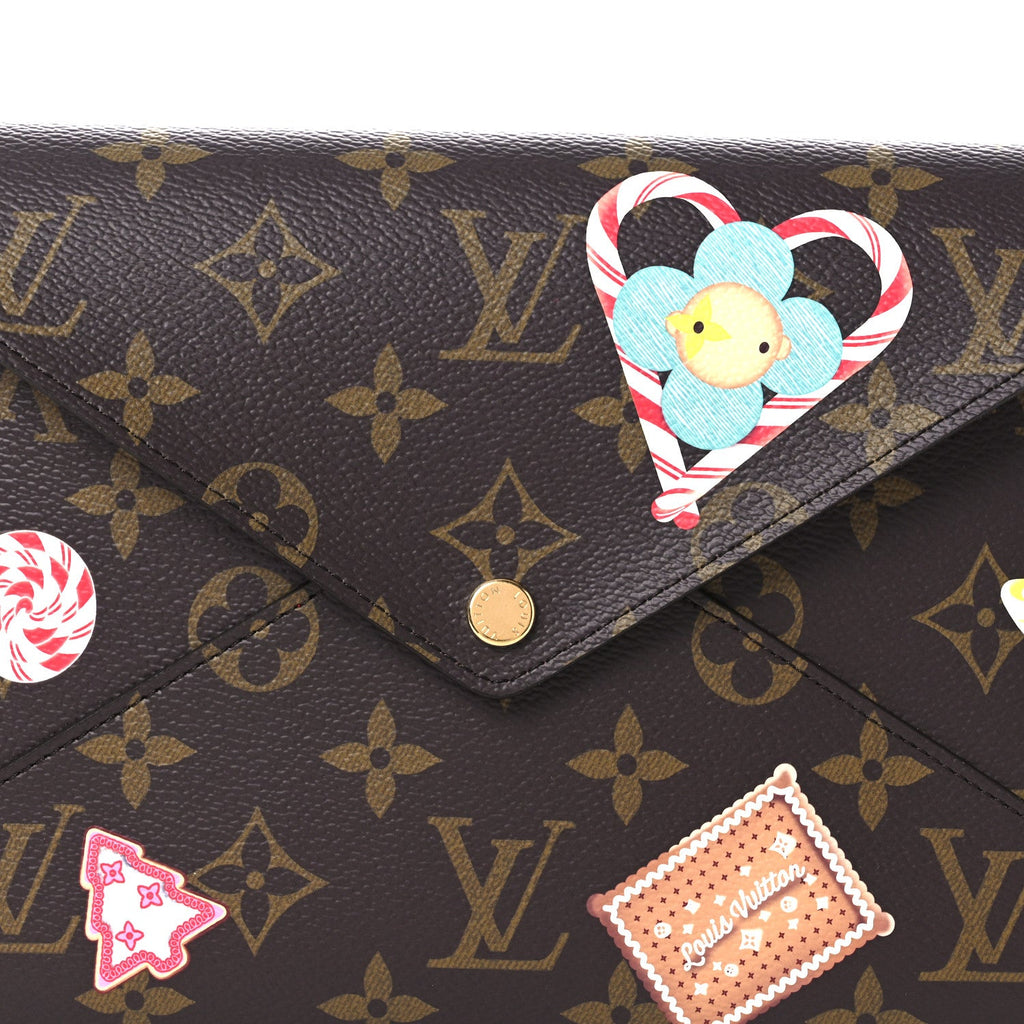 Louis Vuitton Monogram 2024 Christmas Animation Large Kirigami Pochette