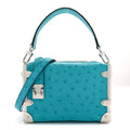 Louis Vuitton Ostrich Side Trunk PM Candy Blue