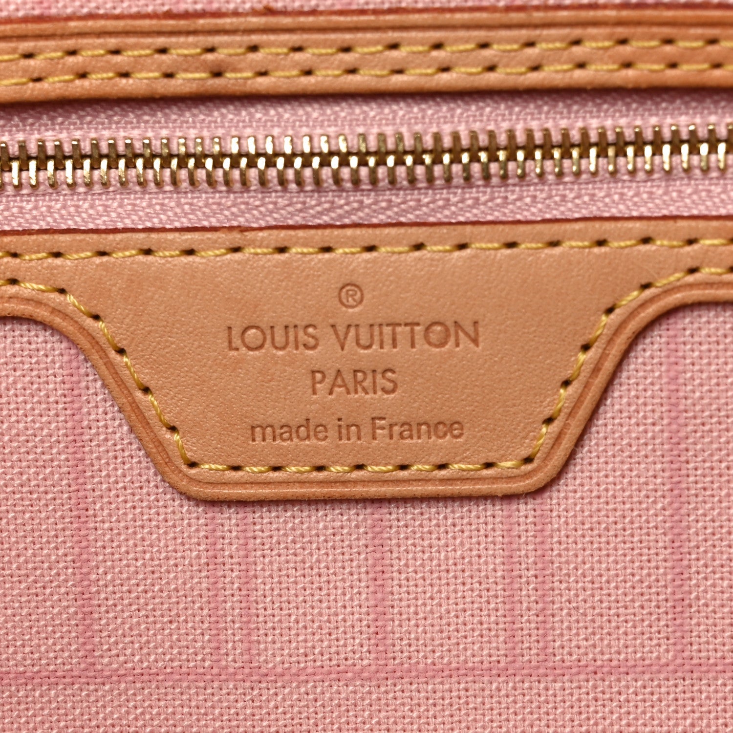 Louis Vuitton Damier Azur Neo Neverfull MM Rose Ballerine