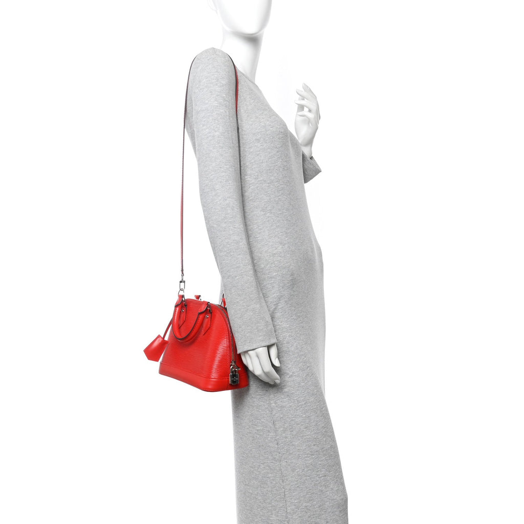Louis Vuitton Epi Alma BB Coquelicot