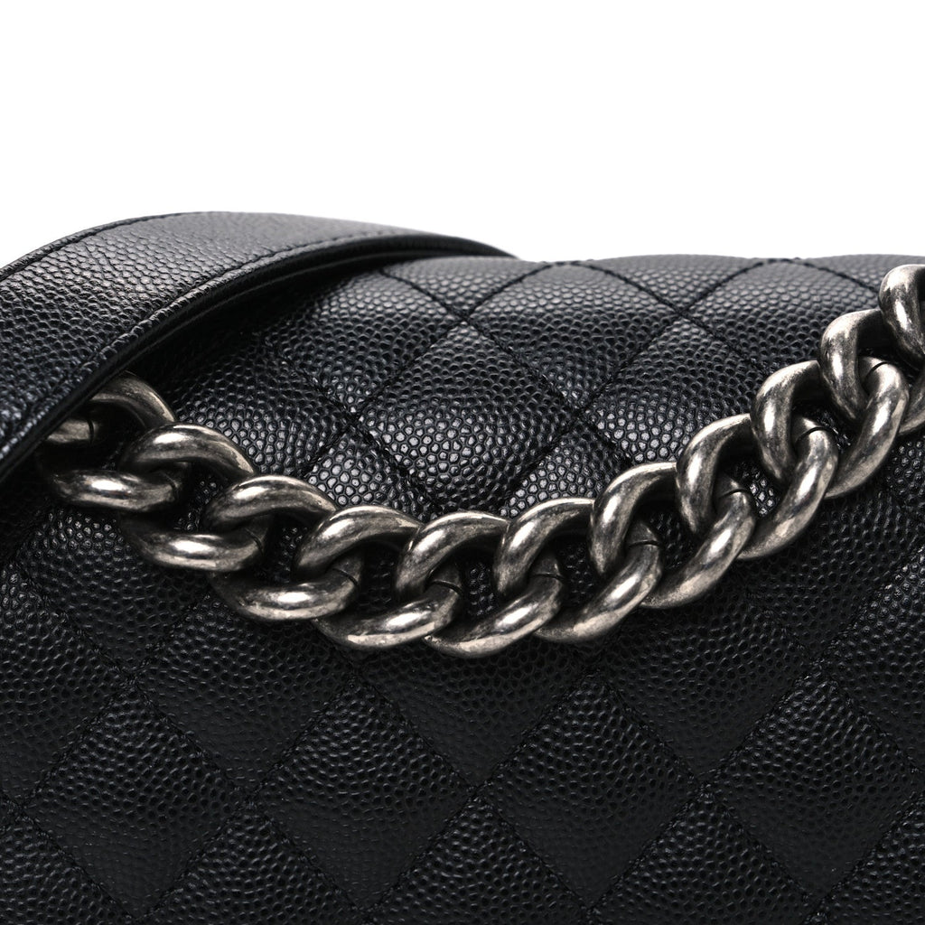 Chanel Caviar Quilted Small Boy Flap Black