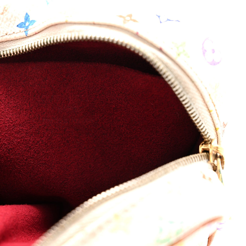Louis Vuitton Monogram Multicolor Trousse Wapity White