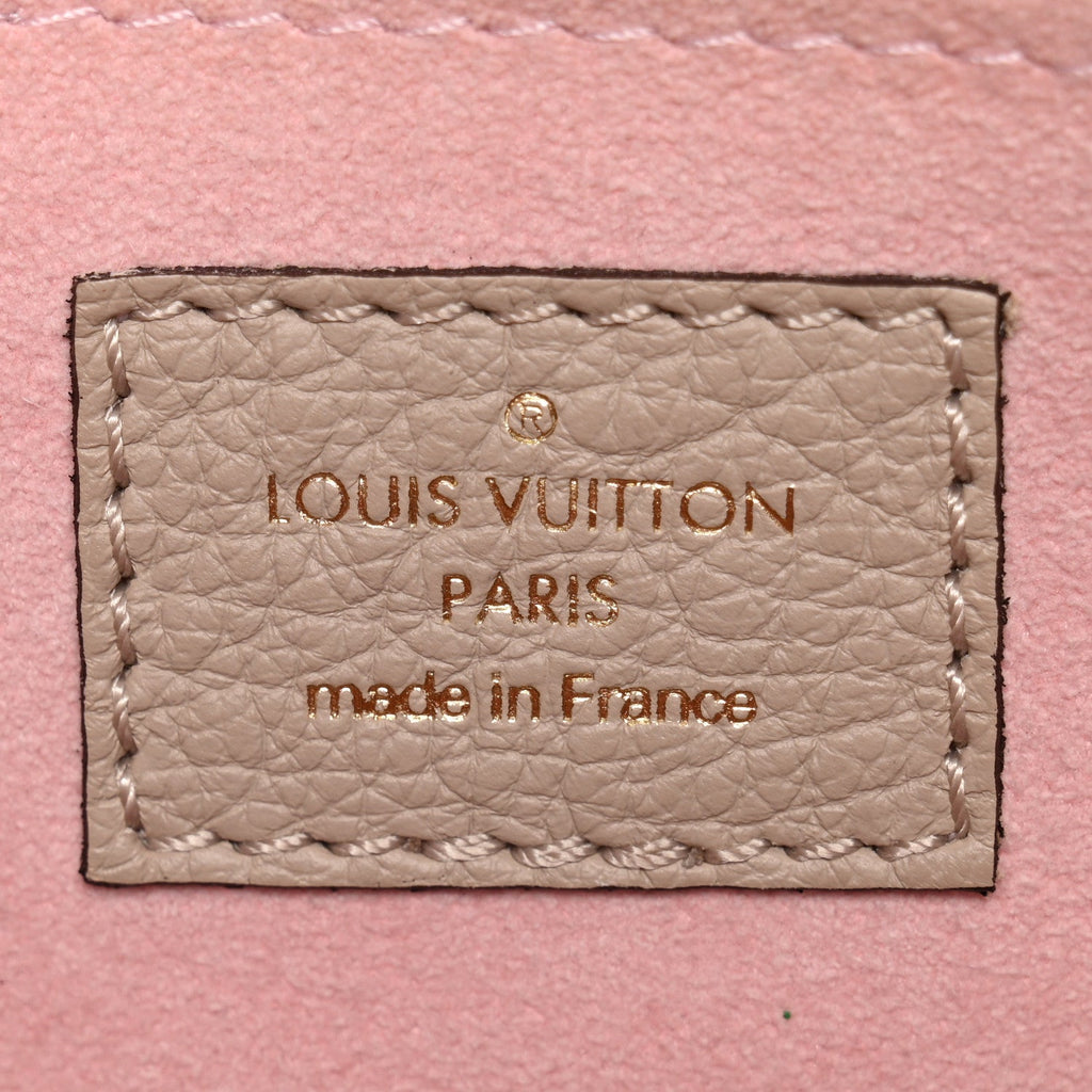 Louis Vuitton Soft Calfskin Mylockme Chain Bag BB Greige