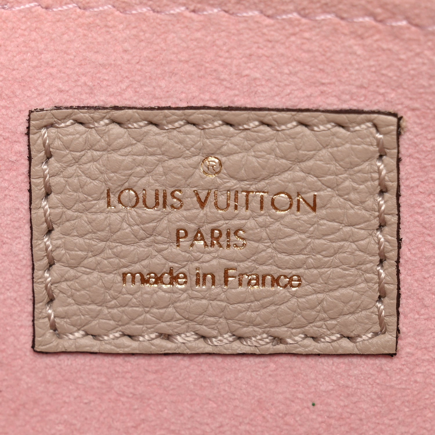 Louis Vuitton Soft Calfskin Mylockme Chain Bag BB Greige